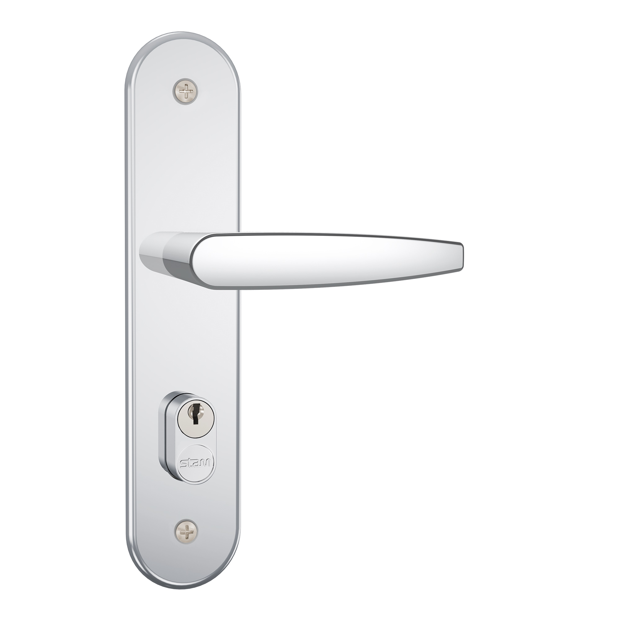 FECHADURA EXTERNA ESPELHO INOX  804/33 STAM