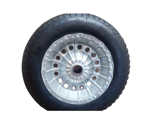 ARO COM PNEU E CAMARA P/ CARRINHO DE MAO  PNEU 3.25 X 8 ALZA