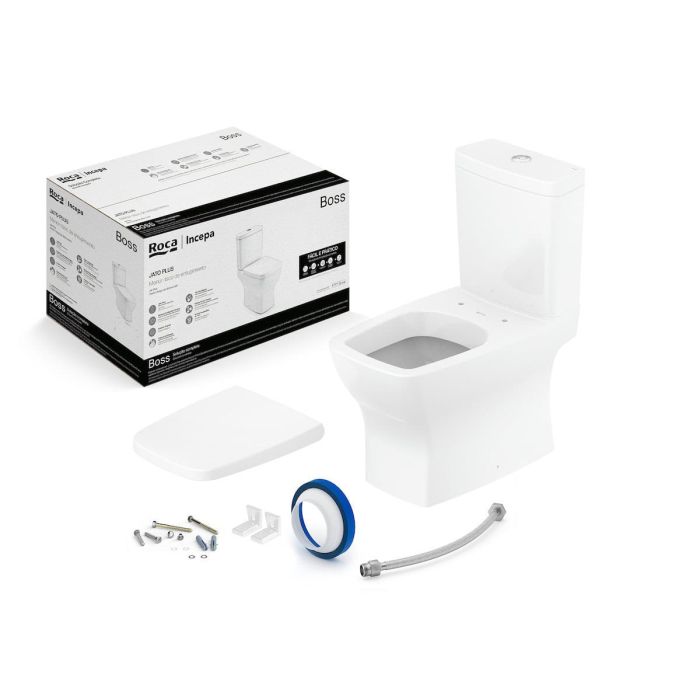 KIT COMPLETO BACIA C/ CAIXA 3/6 LITROS BOSS C/ASSENTO E ACESSORIOS	BRANCO	ROCA/INCEPA