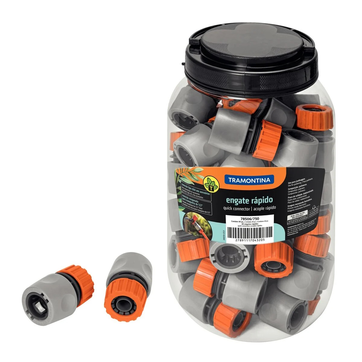 ENGATE RAPIDO P/ MANGUEIRA 1/2" 78506750 TRAMONTINA