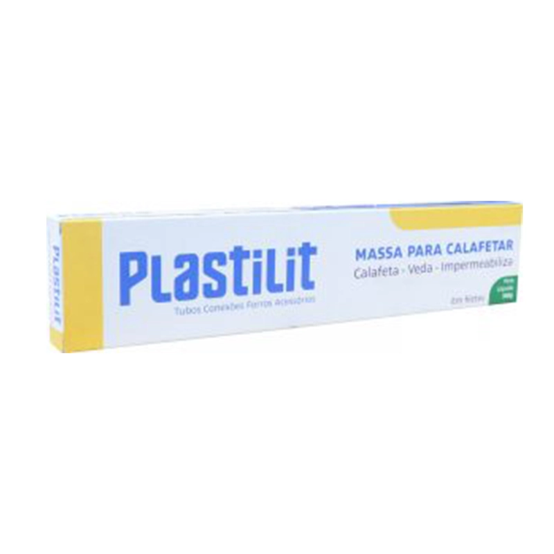 MASSA P/CALAFETAR EM FILETES CINZA 350G  PLASTILIT