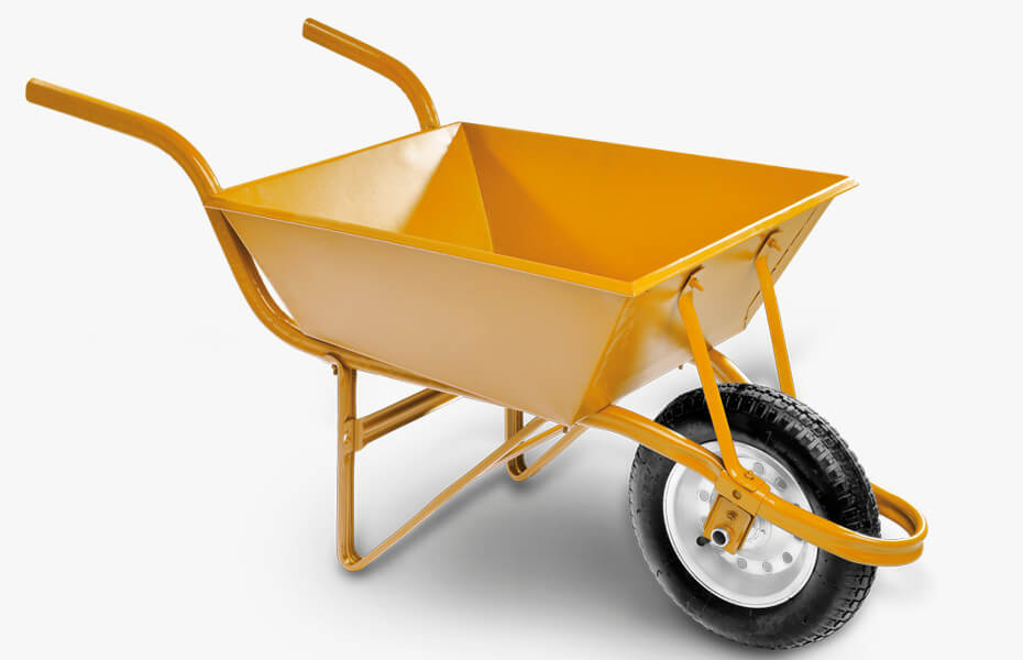 CARRINHO DE MÃO TITAN REFORÇADO AMARELO ALZA