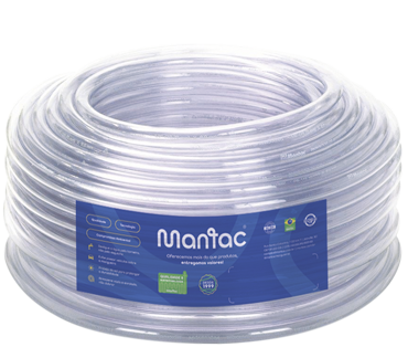 MANGUEIRA CRISTAL 1/2 X 2,0MM ROLO 50 METROS MANTAC