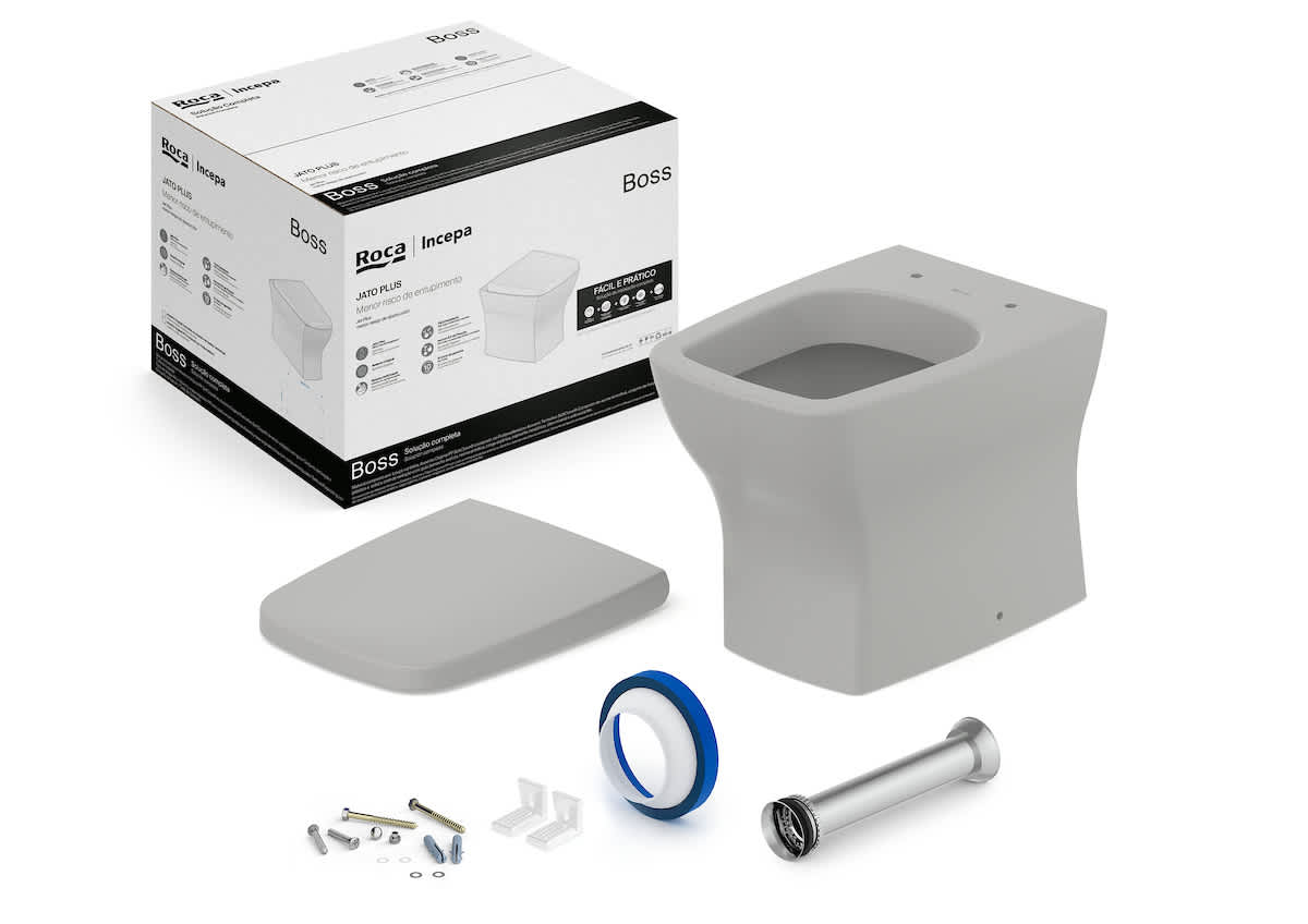 KIT COMPLETO BACIA CONVENCIONAL BOSS C/ASSENTO E ACESSORIOS	STONE	ROCA/INCEPA