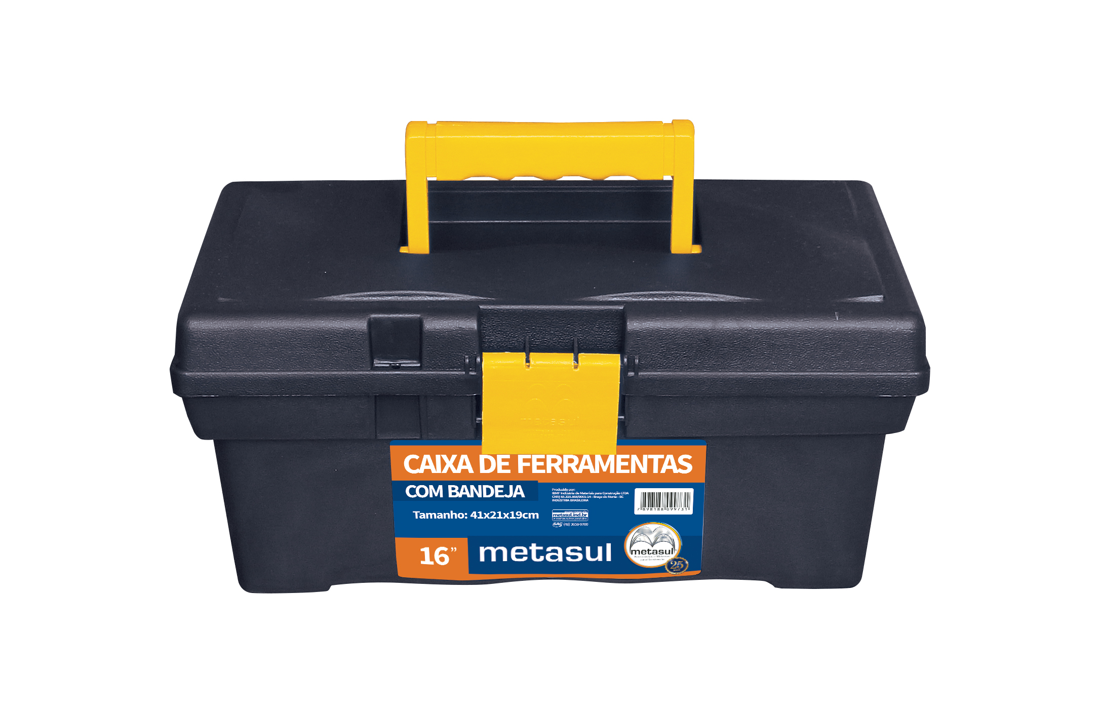 CAIXA FERRAMENTA MULTIUSO STANDARD MÉDIA  METASUL