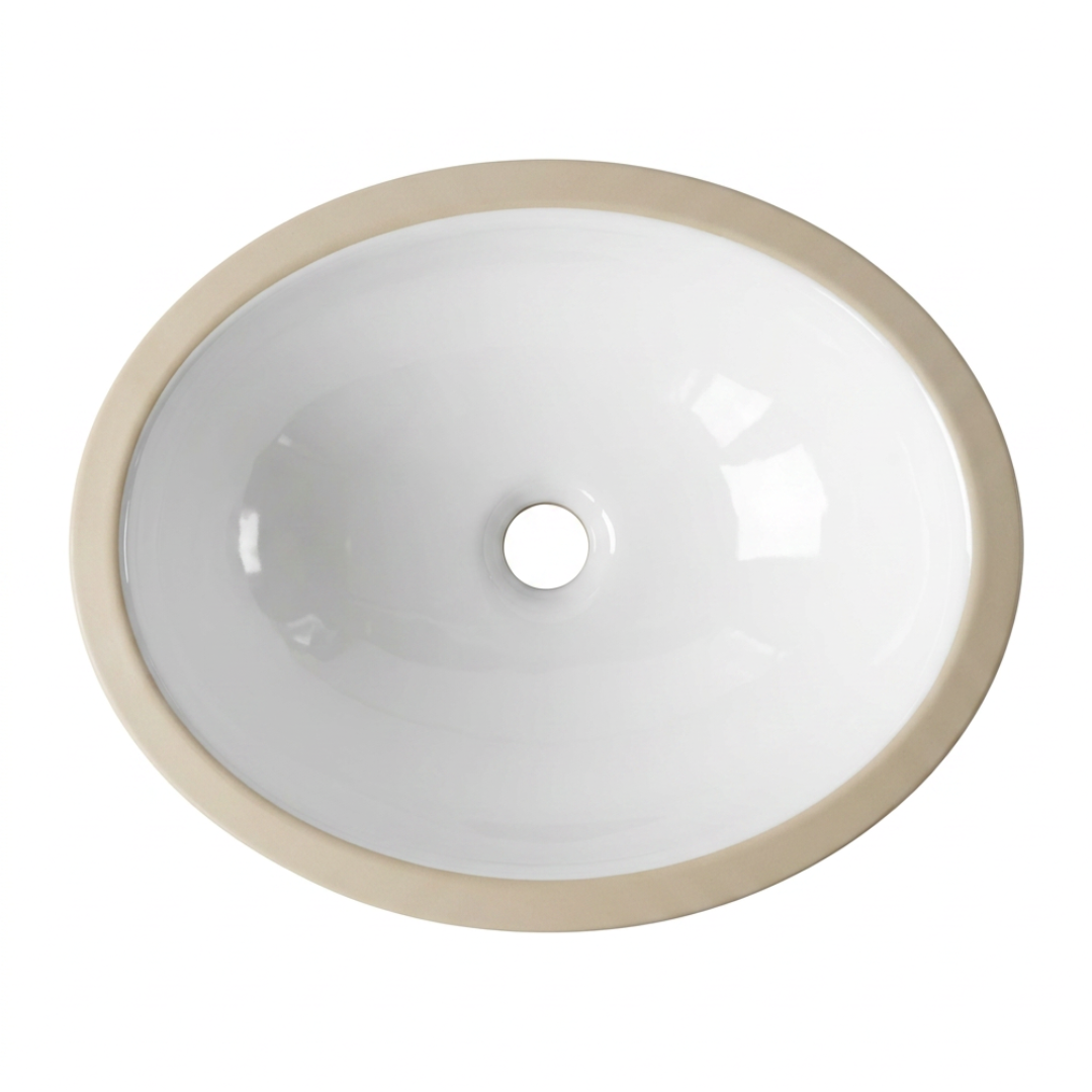CUBA DE EMBUTIR OVAL 49X32 	BRANCO	ROCA/INCEPA